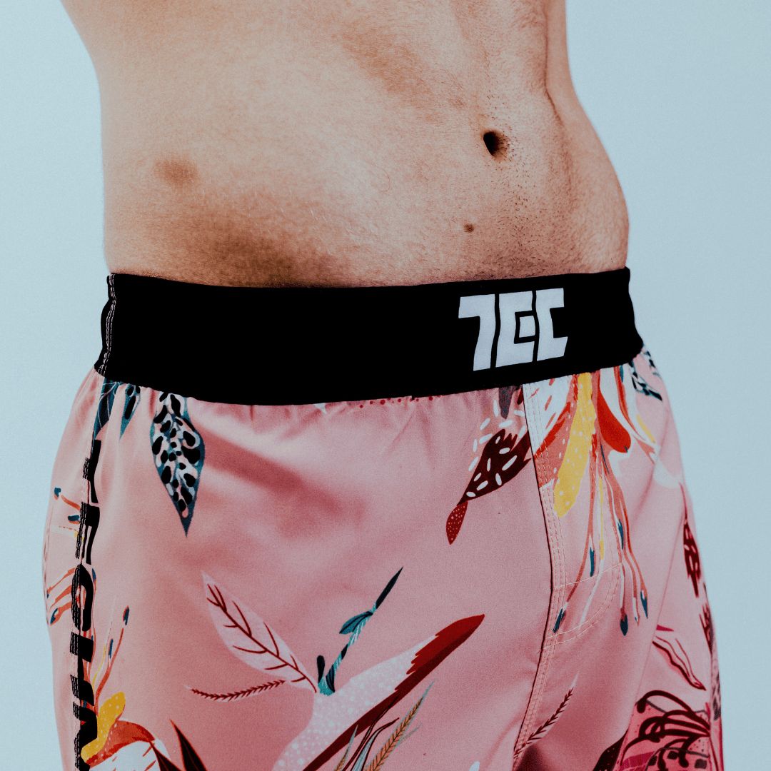 Floral MMA Shorts - Techniques