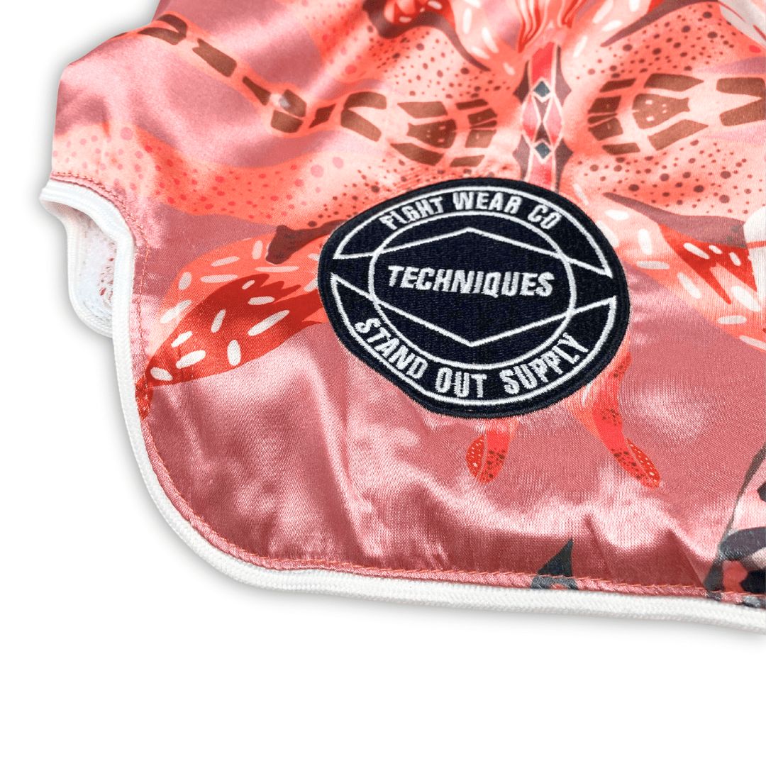 Floral Retro Muay Thai Shorts - Techniques