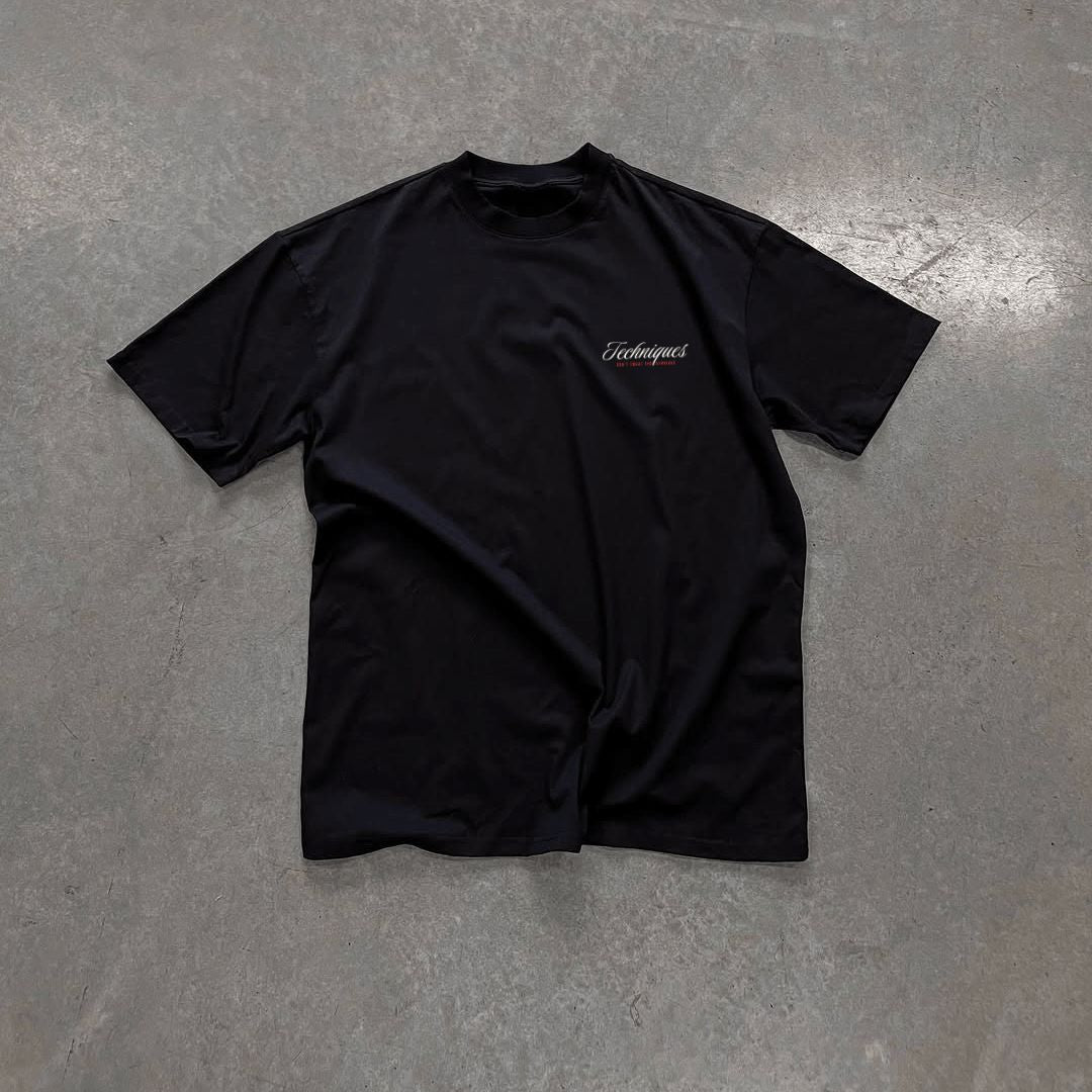 Typeface Oversized T-Shirt - Techniques